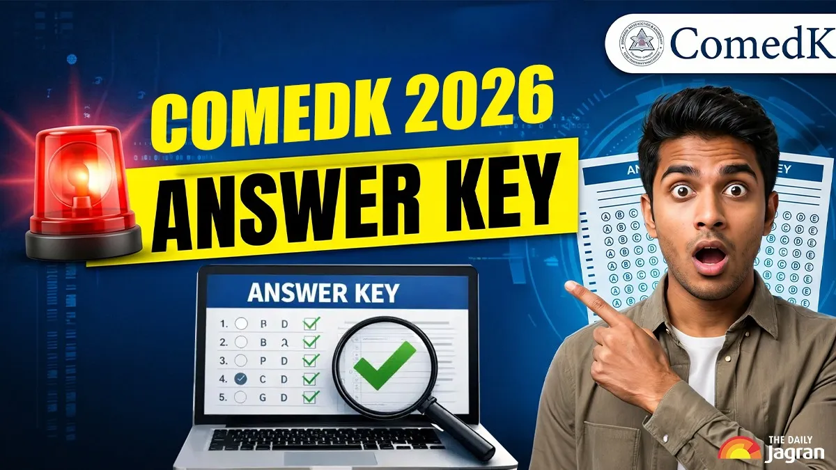 COMEDK 2026 Answer Key Out Today: Download Provisional UGET Answer Key ...