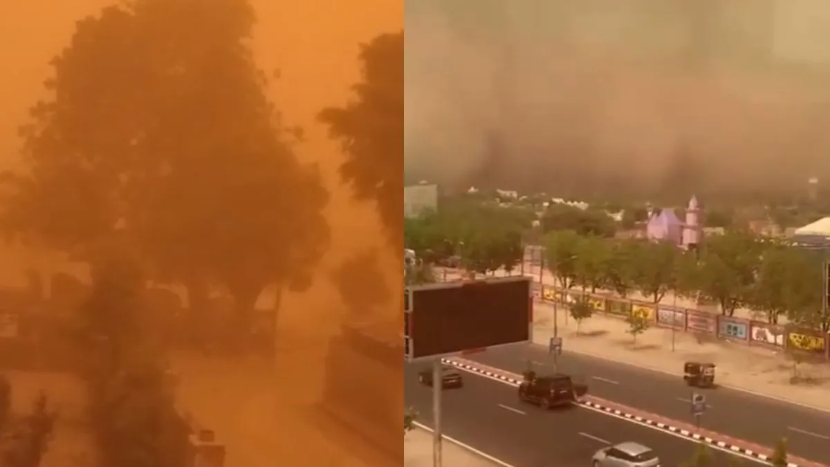 Horrific Gigantic Dust Storm Seen Enveloping Rajasthan Cities; Sky ...