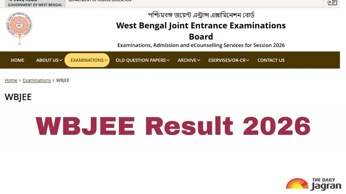 WBJEE Result 2026: West Bengal JEE Scorecard To Be Released Soon At ...
