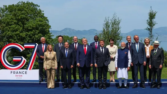 pm-modi-joins-global-leaders-at-g7-summit-in-france-shares-pictures-with-trump-macron-meloni-see-pics