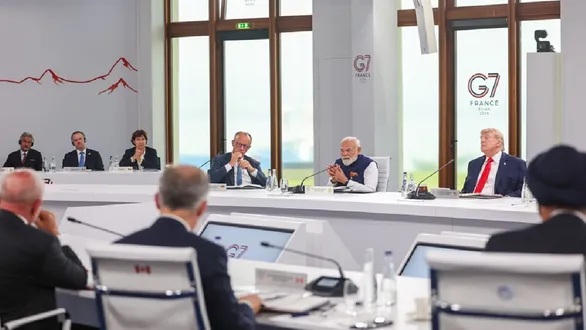 pm-modi-seating-next-to-trump-tells-g7-leaders-partnerships-must-be-linked-to-dignity-not-dependency