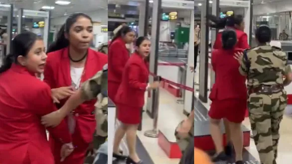 bagdogra-airport-drama-spicejet-staffer-loses-cool-at-passengers-seen-arguing-abusing-them-in-viral-video