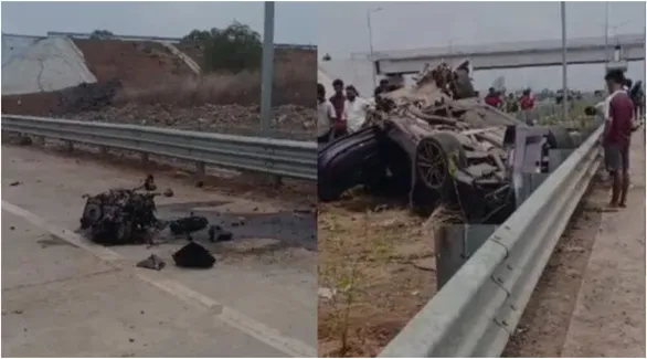 bmw-hits-divider-on-mumbai-vadodara-highway-overturns-multiple-times-two-dead