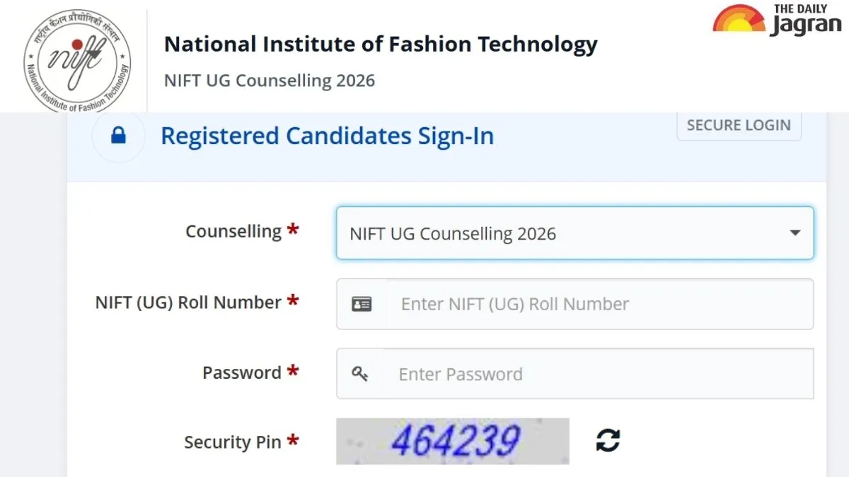 NIFT UG Round 1 Allotment Result 2026 Out At nift.admissions.nic.in ...