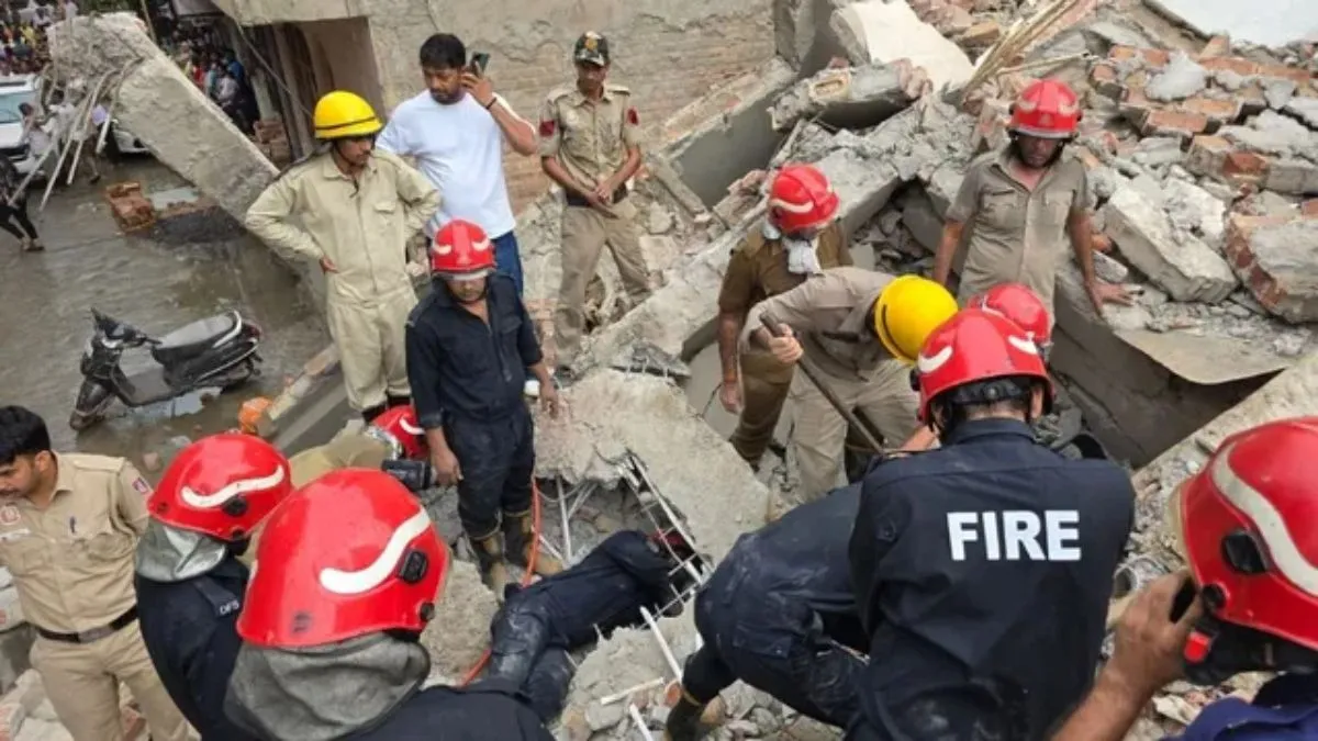 Rohini Building Collapse: Death Toll Rises To 4; FIR Filed As Questions ...