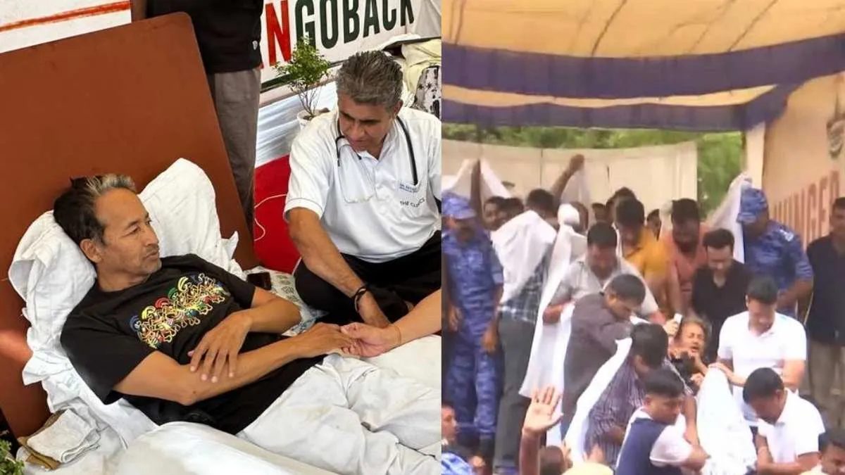 Sonam Wangchuk Hospitalised By Delhi Police As 21 Day Hunger Strike Sonam Wangchuk Hospitalised By Delhi Police As 21 Day Hunger Strike