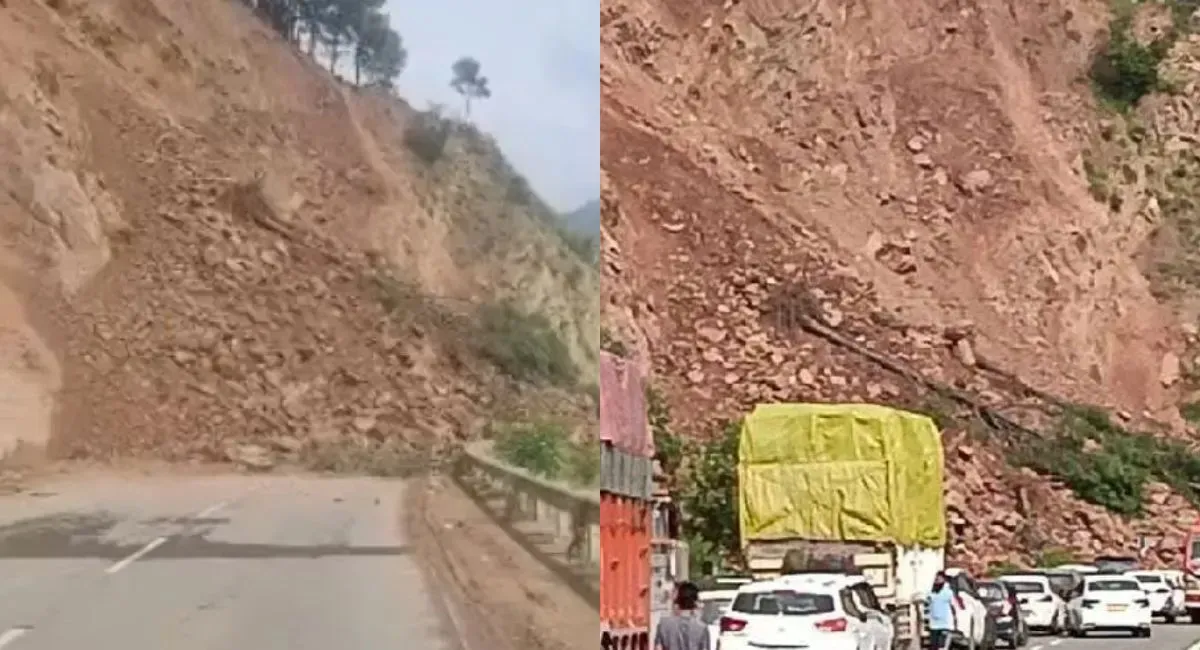 Jammu-Srinagar Highway Hit By Massive Landslide; Traffic Halted, Vehicles Diverted