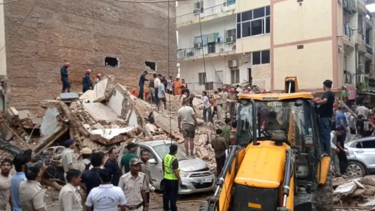 Satya Niketan Sees Second Building Collapse In 4 Years, MCD Negligence Under Lens; A Look At Major Building Collapse In Delhi