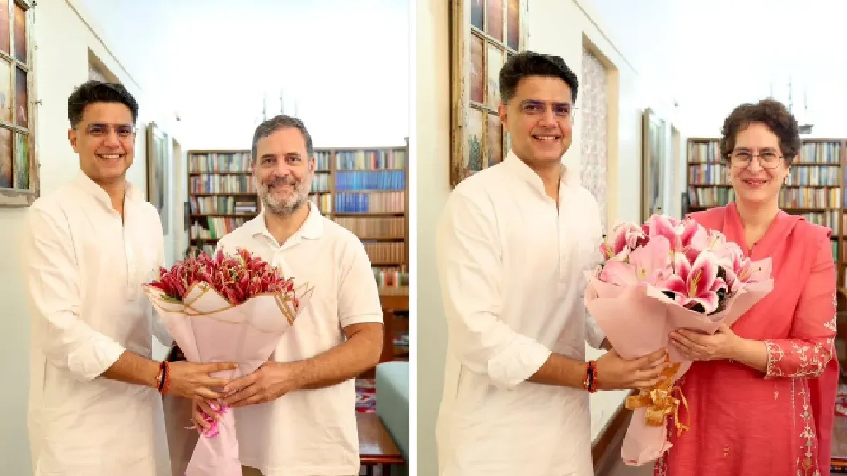 Sachin Pilot On Mission Punjab; Meets Rahul, Priyanka And Top State Leaders To Resolve Infighting Ahead Of Polls