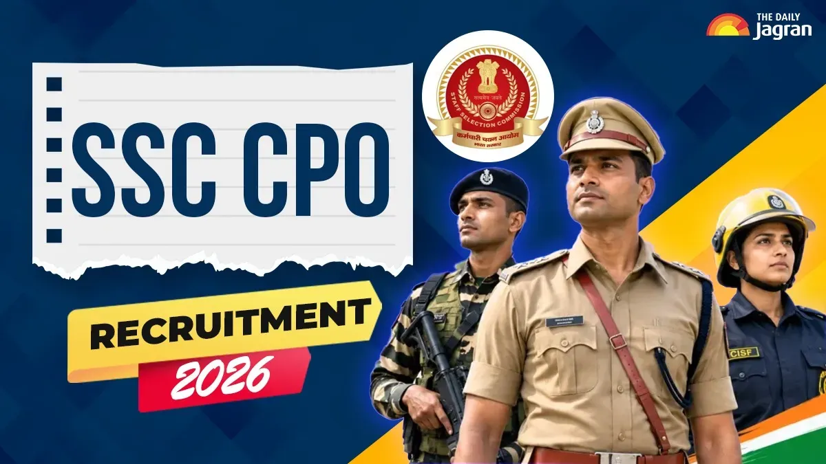 SSC CPO Recruitment 2026: Notification Out For 1,871 Vacancies, Apply At ssc.gov.in Till September 30, Details Here