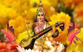 happy-saraswati-puja-2020-images-wishes-greetings-whatsapp-sticker-to-send-family-and-friends-on-basant-panchami