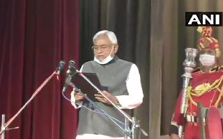 Nitish Kumar becomes Bihar CM for 4th consecutive term; BJP's Tarkishore, Renu Devi his new deputies