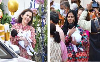 Isha Ambani, Her Twins With Anand Piramal Get A Grand Welcome At Mumbai Home | Watch