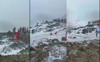 Family Trip Turns Into Tragedy After Massive Waves Sweep Away 3 Indians At Oman Beach | Watch