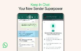 With 'Keep In Chat,' WhatsApp Users Can Now Save Disappearing Messages If Sender Allows