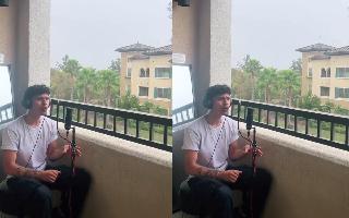 california-earthquake-violent-tremors-disrupt-mans-singing-session-on-his-balcony-in-ojai-watch-viral-video