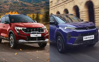 Kia Sonet Facelift vs Tata Nexon; Prices, Engine Specs And Features Compared