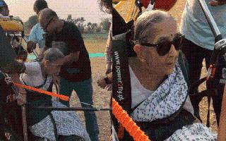 Anand Mahindra’s ‘Hero For The Day’: 97-Year-Old Woman Wins Internet With Her Paragliding Adventure