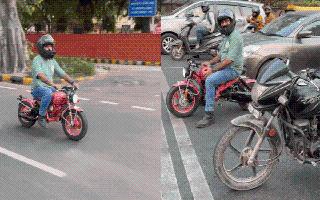 Mini Bullet Pinki Takes Over Streets And Internet Cannot Get Enough Of It | Viral Video