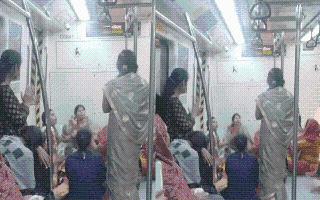 Delhi Metro: Video Of Women Doing ‘Kirtan’ Inside Public Transport Goes Viral | Watch