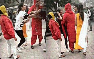 Viral Video: Hair Pulling To Slaps, Girls Resort To Every Wild Move As They Fight On Road Over ‘Boy Issue’ | Watch