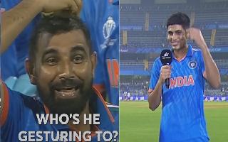 cricket-world-cup-2023-shubman-gill-decodes-mohammed-shamis-wicket-celebration-after-taking-five-fer-against-sri-lanka-says-that-was-for-our-bowling-coach-watch