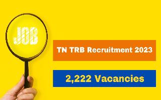 TN TRB Recruitment 2023: Application Process For 2,222 Graduate Teacher Vacancies Begins Today At trb.tn.gov.in; Here’s How To Apply