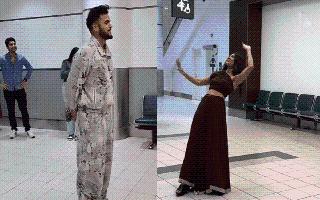 Woman Dances To ‘Raataan Lambiyan’ At Airport In A Wholesome Welcome For Long-Distance Boyfriend