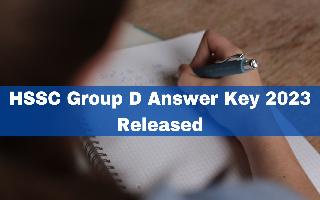 HSSC Group D Answer Key 2023 Released At hssc.gov.in; Here's How To Download