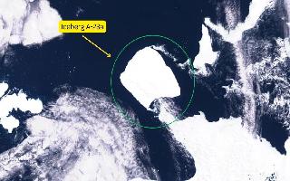 A-23a, World's Largest Iceberg —Twice The Size Of London— Begins Movement After 30 Years