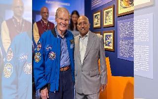 NASA Chief Bill Nelson Meets 'First Indian Astronaut' Rakesh Sharma, Students At ISRO; Hails Chandrayaan 3