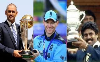 ind-vs-aus-world-cup-2023-final-ms-dhoni-kapil-dev-and-eoin-morgan-among-world-cup-winning-captains-to-be-honored-with-special-blazer-during-title-clash-in-ahmedabad