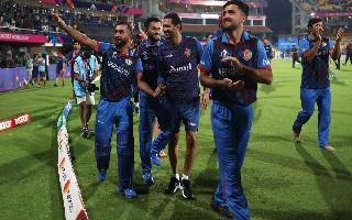 afg-vs-pak-afghanistan-team-rashid-khan-rahmanullah-gurbaz-noor-ahmad-mujeeb-ur-rahman-takes-victory-lap-after-upsetting-pakistan-expresses-gratitude-to-chepauk-crowd-for-support-watch