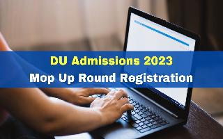 DU Admissions 2023: Mop Up Round Registration Process Starts At du.ac.in; Check Details