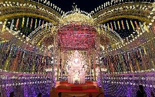 Durga Puja 2023: Assam's Glittering Spectacle; Pandal Decorated With Coins Worth Rs 11 Lakh Draws Devotees In Nagaon