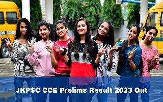 JKPSC CCE Prelims Result 2023 Declared At jkpsc.nic.in; Check Details Here