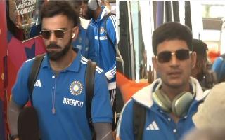 IND vs NZ: Rohit Sharma-led Indian Team Reaches Dharamsala For Stern Test Against New Zealand | Watch