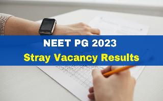NEET PG 2023 Stray Vacancy Results Out At mcc.nic.in; Get Direct Link Here