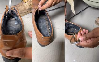 Video Of Baby Snake Hiding Inside Shoe Unlocks New Fear; Netizens Say ‘Aaj Se Chappal Pehnege’ | Watch