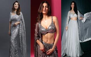 Shardiya Navratri 2023 Day 7: Slay In Grey Colour Outfits Just Like These B-Town Queens