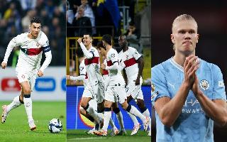 Cristiano Ronaldo Surpasses Erling Haaland To Become Top Goal Scorer In 2023 With Brace For Portugal Against Bosnia