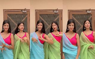 Saree Clad Women Groove To What Jhumka Song; Netizens Call It Another Hit After Badal Barsa Bijuli Performance | Viral Video