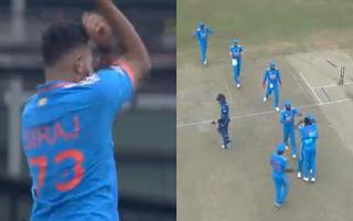 Asia Cup Final: Mohammed Siraj Hits Cristiano Ronaldo's 'Siuuu' Celebration After Taking Fifer Against Sri Lanka | Watch