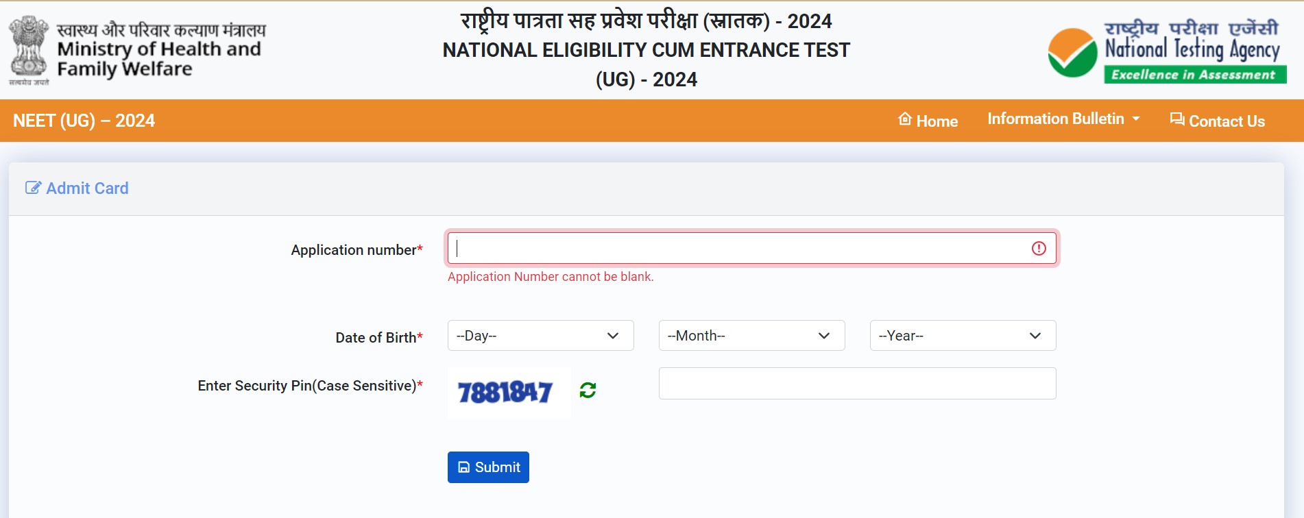 NEET Admit Card 2024 (OUT) Live Updates: NEET UG Admit Card At neet.nta.nic.in