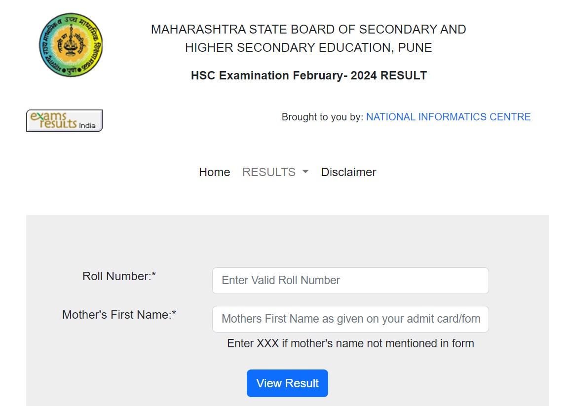Maharashtra HSC 12th Result 2024: Link Active At mahresult.nic.in