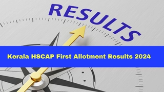 Kerala HSCAP First Allotment Results 2024 Out At hscap.kerala.gov.in; Get Direct Link Here