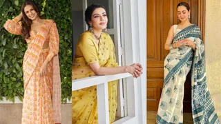 Hania Aamir To Kajal Aggarwal: Times When Celebrities Turned Fashion Into Breathtaking Art In Simple Saree Looks
