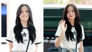 BLACKPINK's Jisoo Departs To Paris For Event; Massive Crowd Gathers At Airport To Catch Her Glimpse | Watch