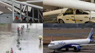Delhi Rains: 1 Dead, 6 Injured After IGI Airport Roof Collapses, Probe Ordered; IndiGo-SpiceJet Flights Cancelled | Updates