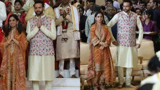 Gorgeous Isha Ambani Donned A Mustard Kurta Set Worth Rs 95,000 At Mass Wedding | CHECK PHOTOS